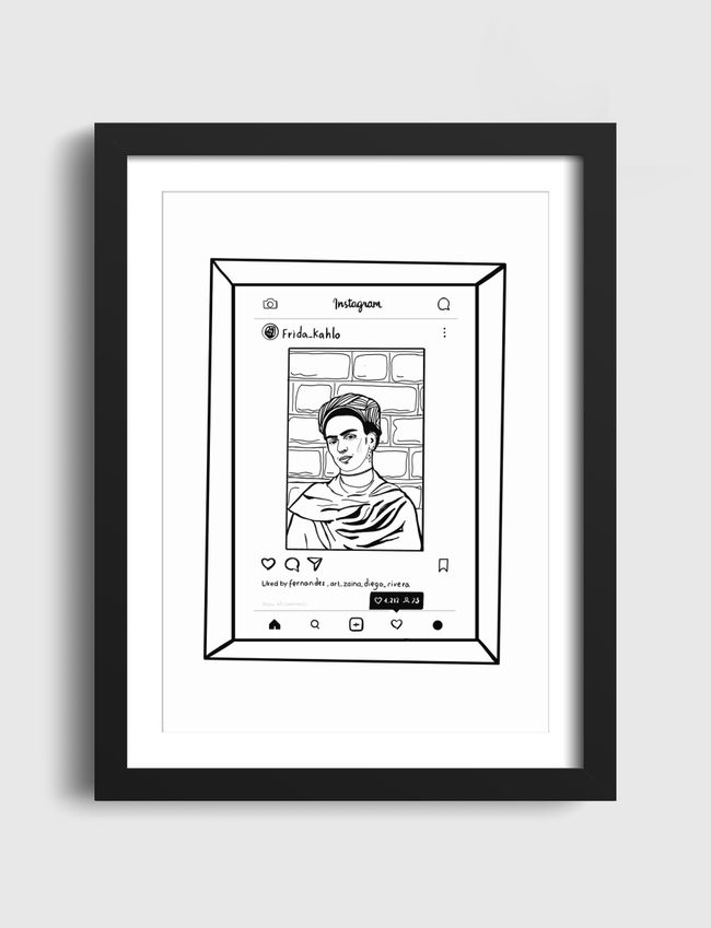 Hipster Frida Kahlo - Artframe