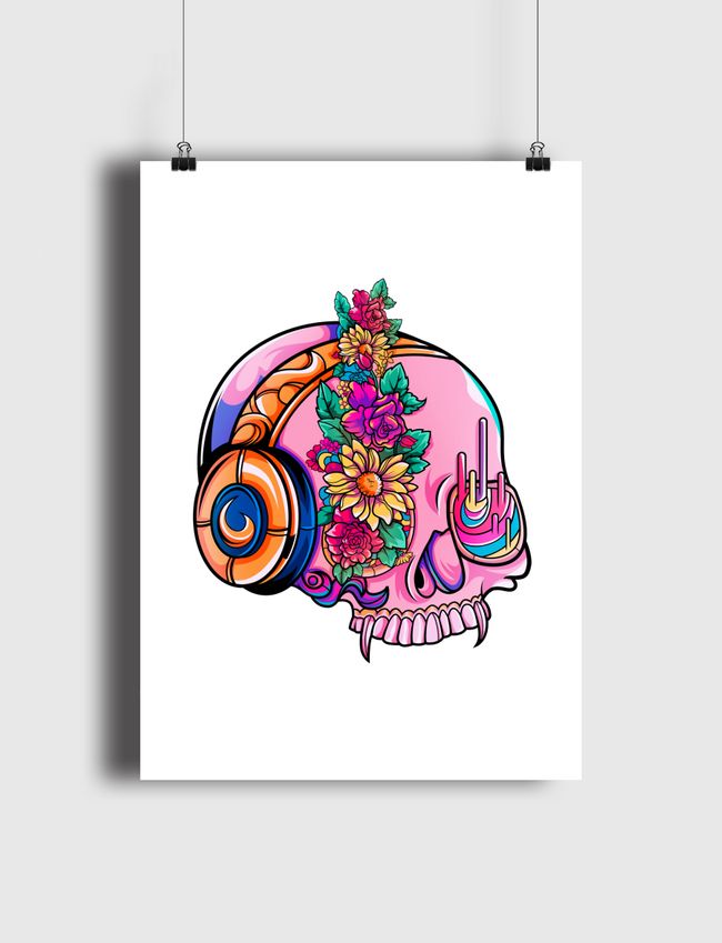 Spring skull - Poster