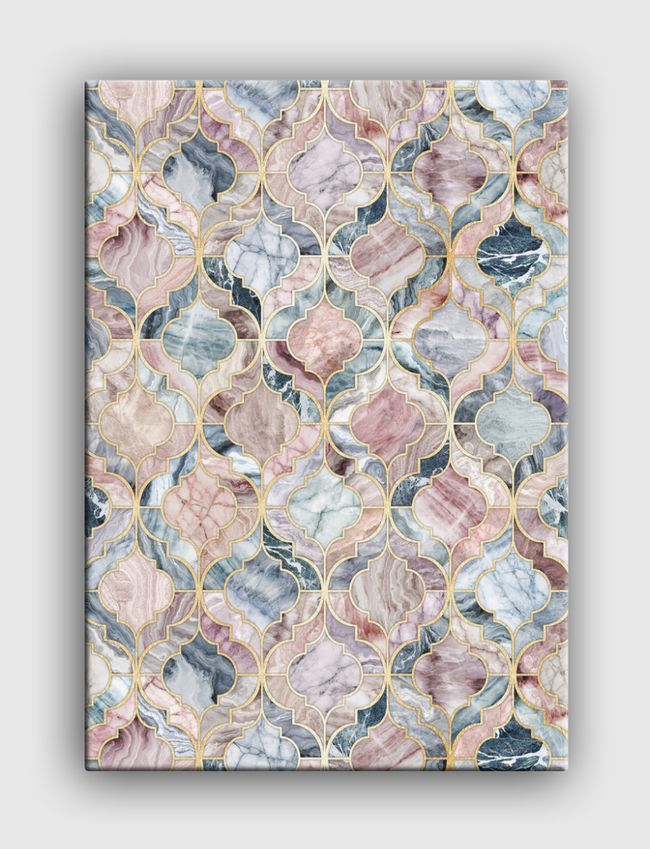 Marble Moroccan Tiles - Canvas