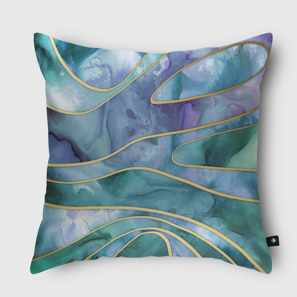 Magnetic Tide Throw Pillow