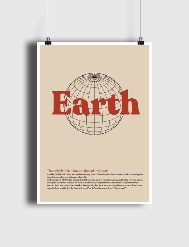 الأرض | earth - Poster
