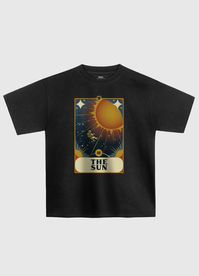 Astronaut Tarot Sun - Oversized T-Shirt