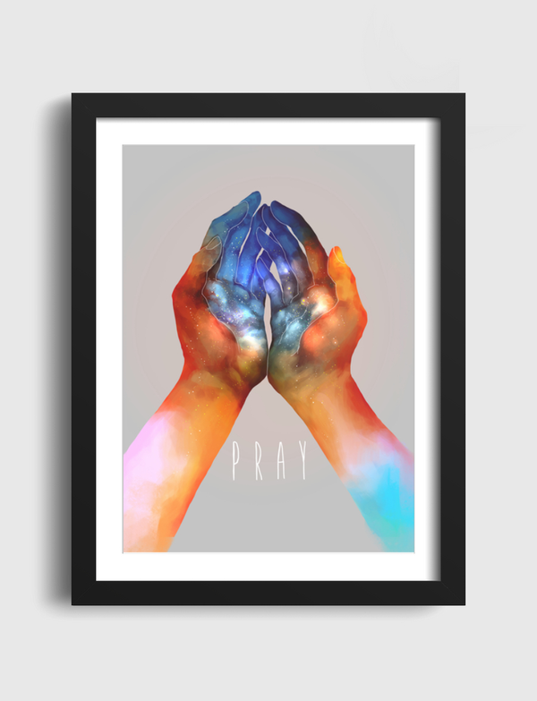 Pray (Graphic print) Artframe