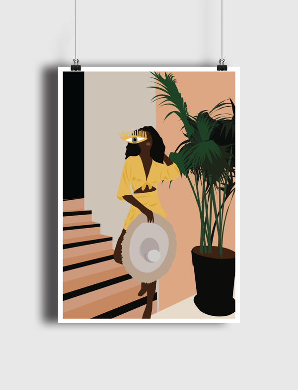 African Woman Art Poster
