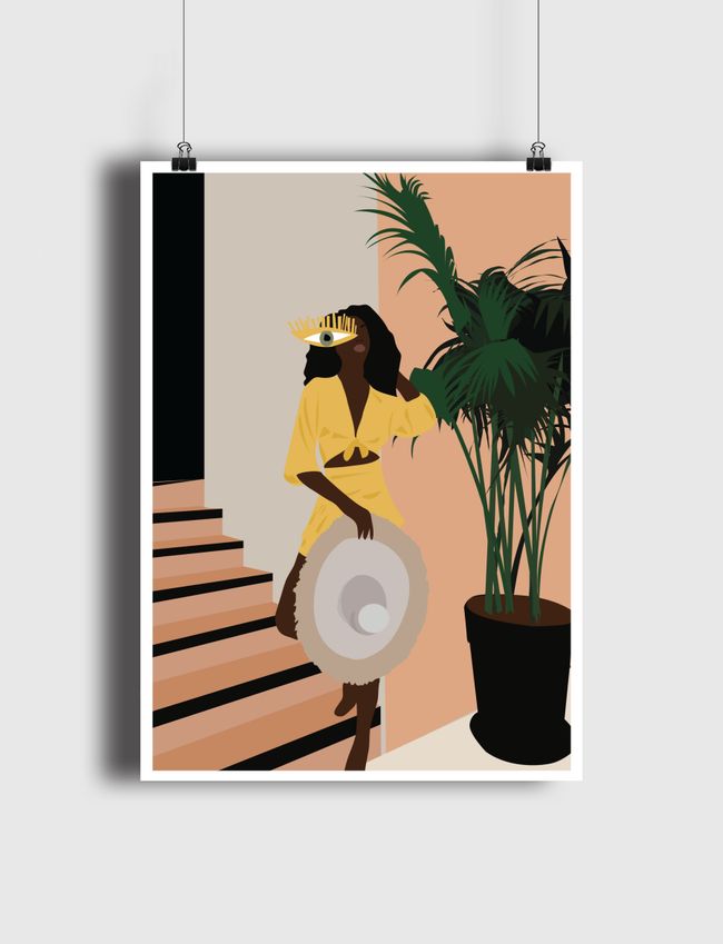 African Woman Art - Poster