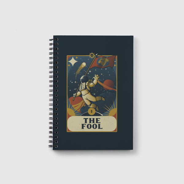 Astronaut Tarot Fool Notebook