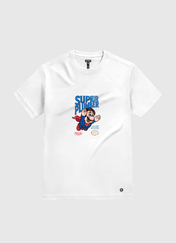 Super Plumber White Gold T-Shirt