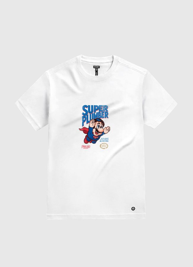 Super Plumber - White Gold T-Shirt