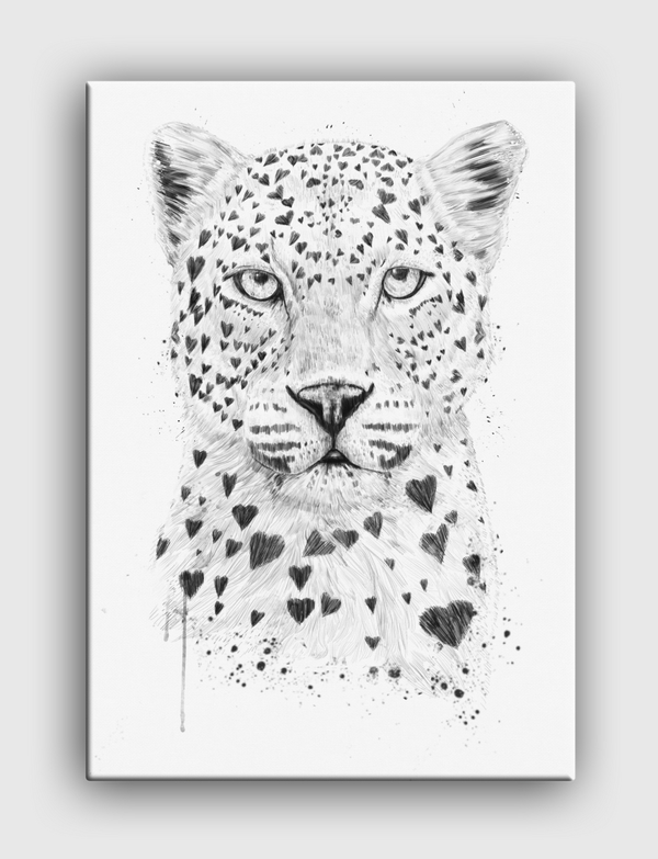 Lovely leopard Canvas