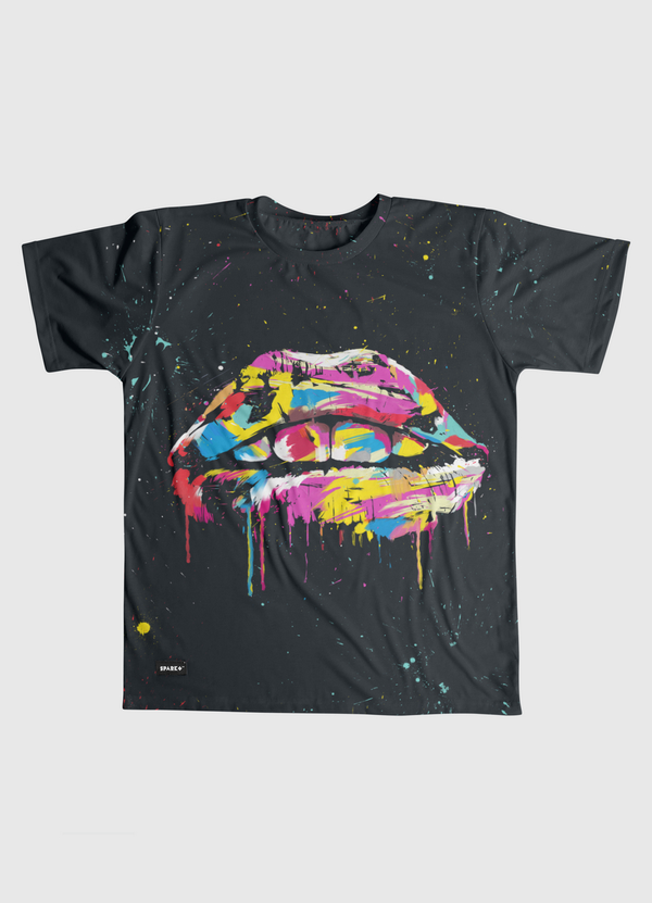 Colorful lips Men Graphic T-Shirt
