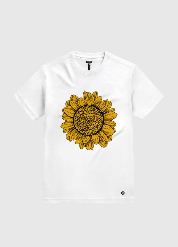 SUN CALLIGRAPHY White Gold T-Shirt