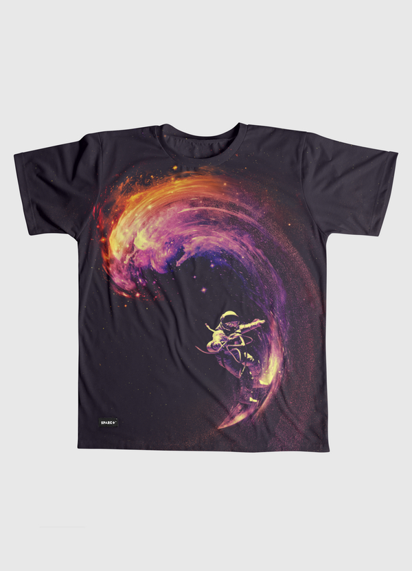 Space Surfing Men Graphic T-Shirt