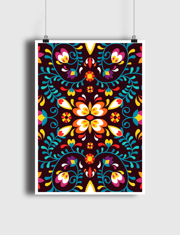 Floral Background Gifts Poster