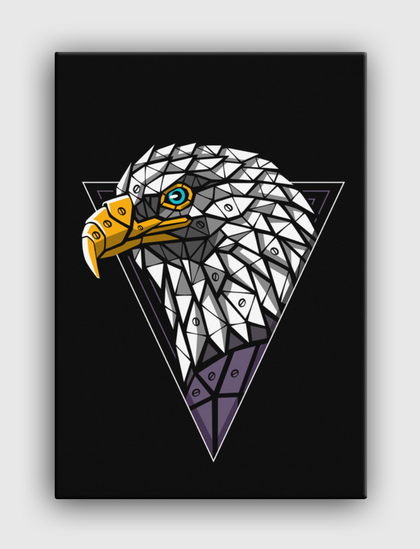 Cyber Eagle Punk Canvas