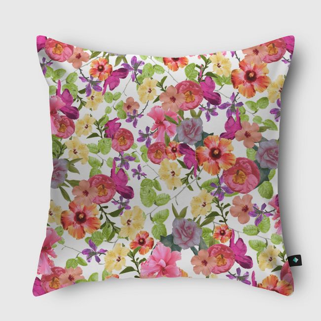 Zariya Flower Garden - Throw Pillow