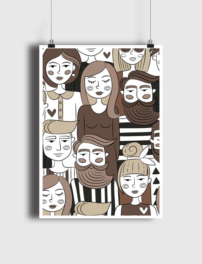 faces - Poster
