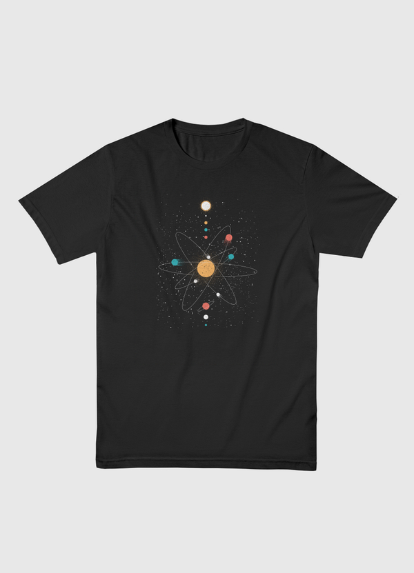 Atom Universe Minimalist Men Basic T-Shirt