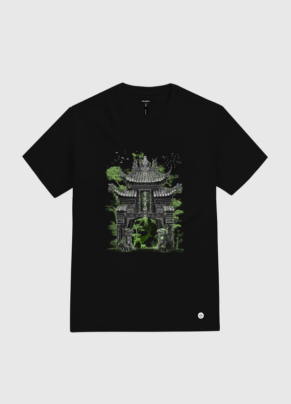 Chinese temple gate White Gold T-Shirt