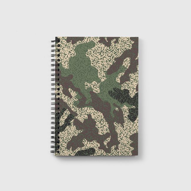 Camo Calligraphy - Notebook