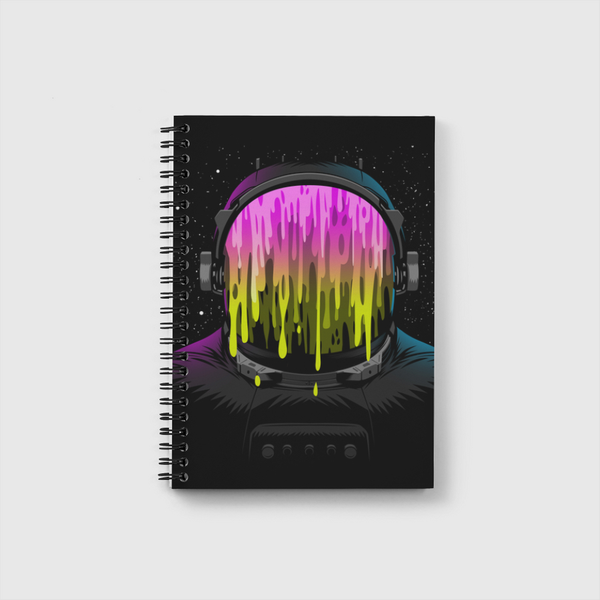 Astronaut painting Notebook