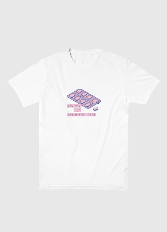 Humanise : Love Medicine - Men Basic T-Shirt