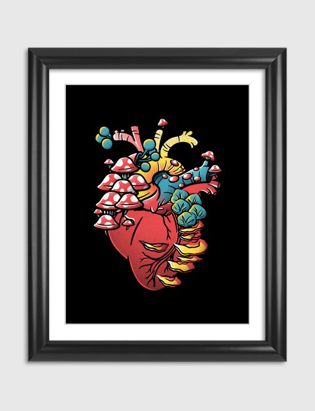 Fungi Heart - Artframe