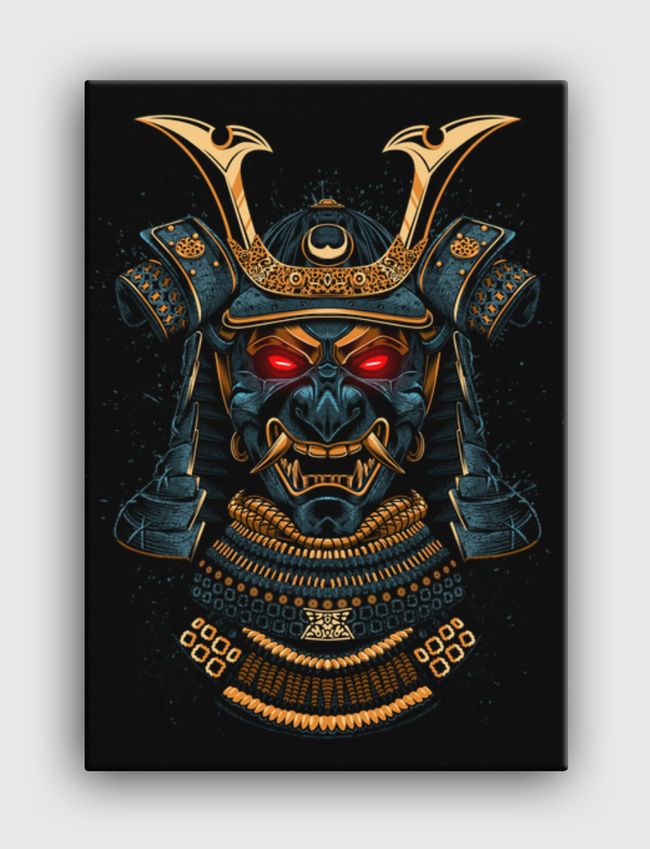 Awesome Samurai Gold - Canvas