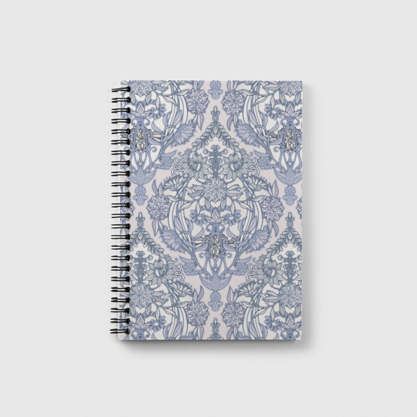 Lilac + Grey Botanical Notebook