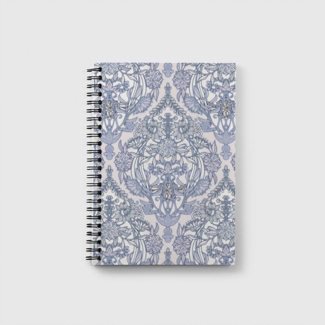 Lilac + Grey Botanical - Notebook