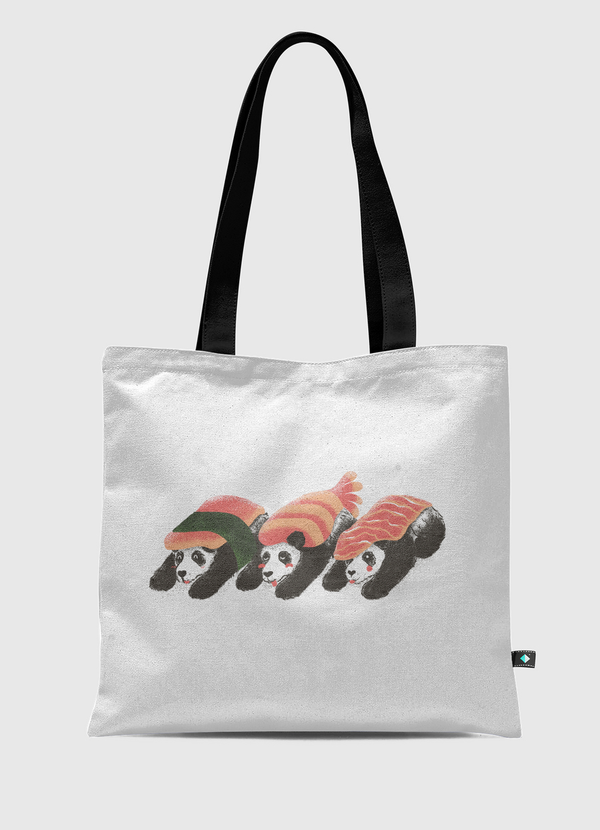 Panda Sushi Tote Bag
