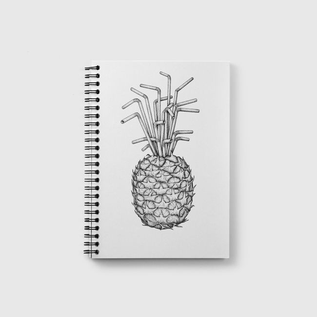 Pineapple straws - Notebook