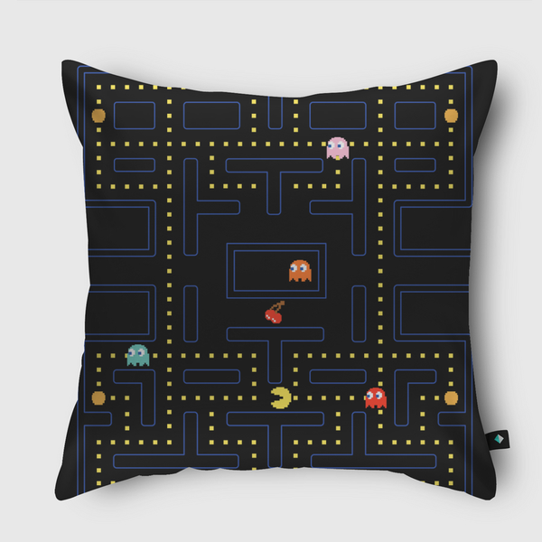 PAC MAN GAME Throw Pillow