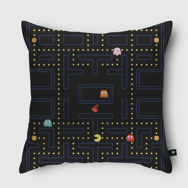 PAC MAN GAME - Throw Pillow