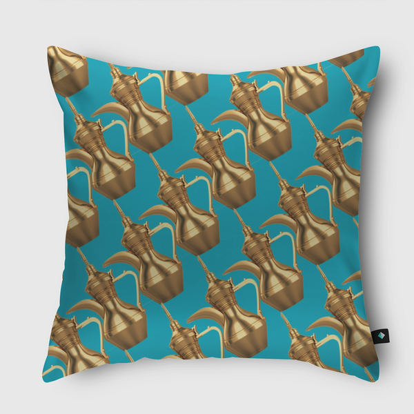 دلة دلتين ثلاث دلات Throw Pillow