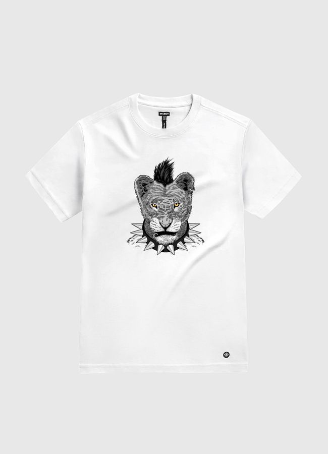 Lion Crest - White Gold T-Shirt