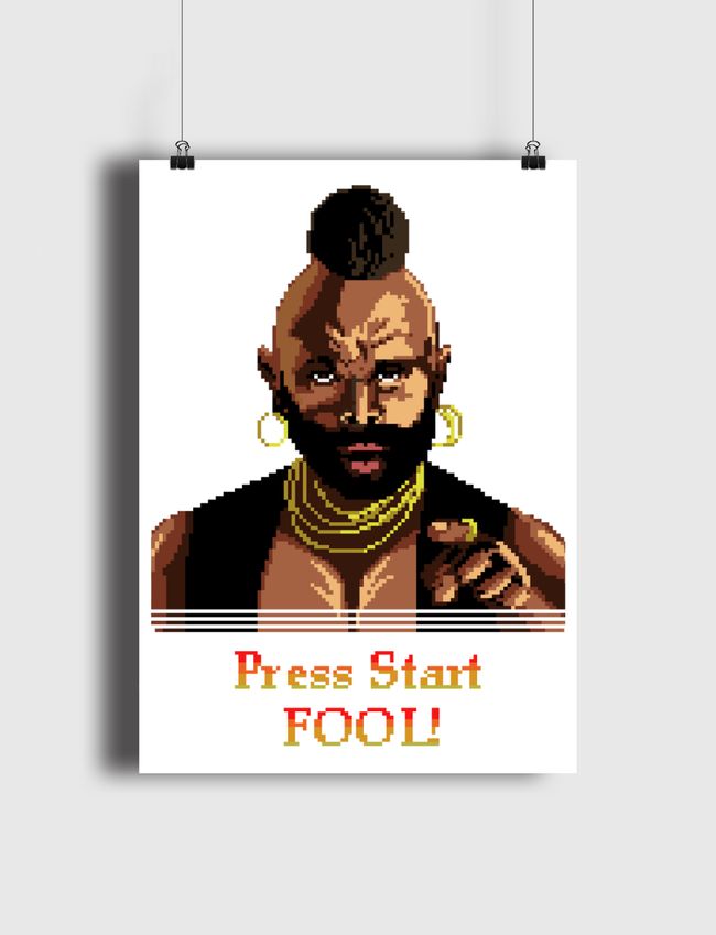 Press Start - Poster