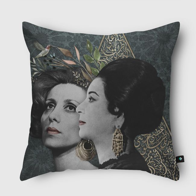 Umm Kulthum Fairouz - Throw Pillow