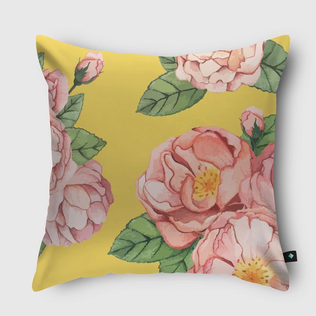 yellow  - Throw Pillow