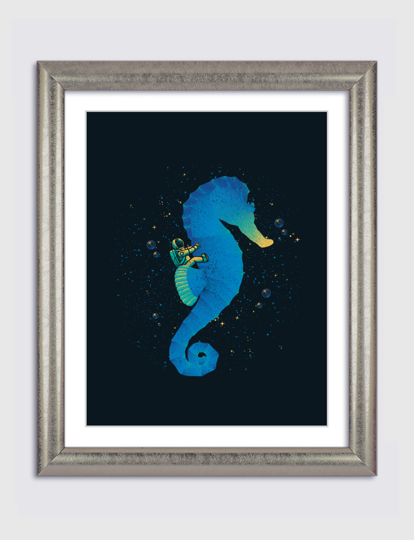 Riding a Sea Horse Astro Artframe