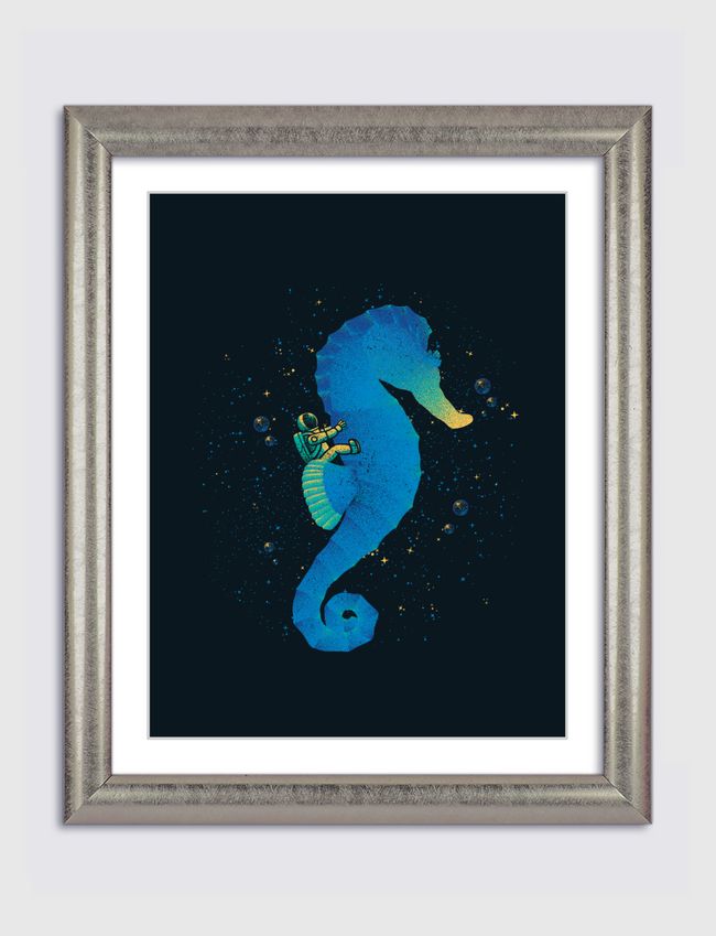 Riding a Sea Horse Astro - Artframe