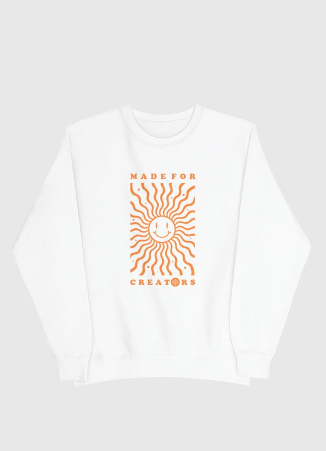 Smile the sun - creators - Men Sweatshirt
