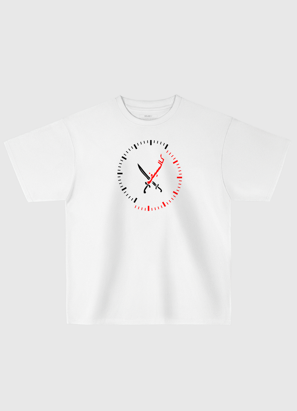 Time is sword  Oversized T-Shirt