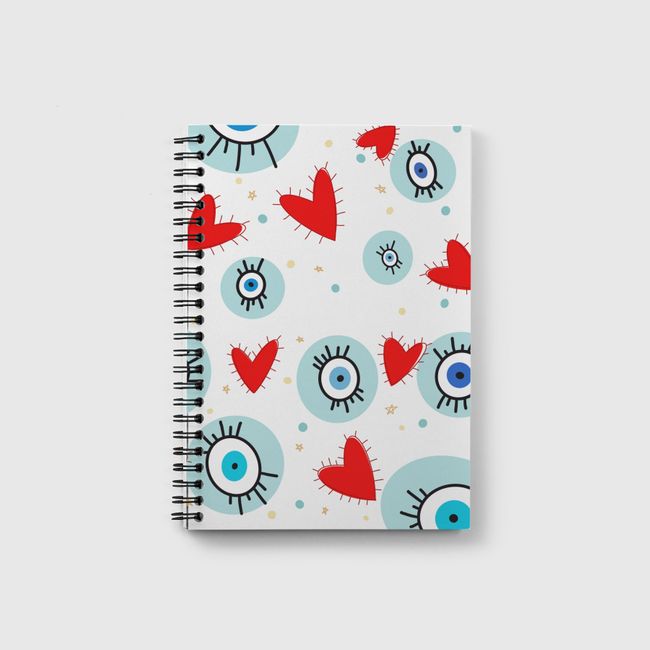 Eyes and hearts - Notebook