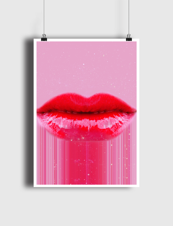 Kiss my lips Poster