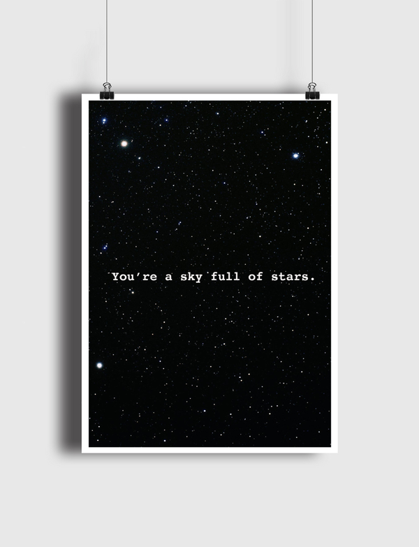 Sky full of stars  Poster