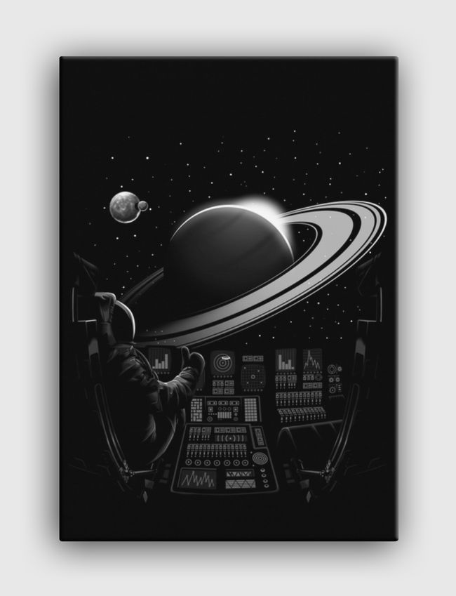 Saturn spacecraft - Canvas