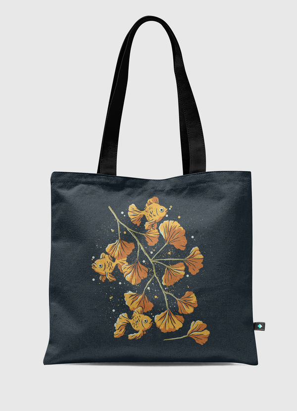 Ginkgo Golden Fish Tote Bag