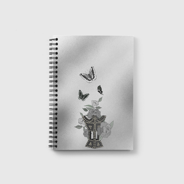 Flowers and butterflies  Notebook