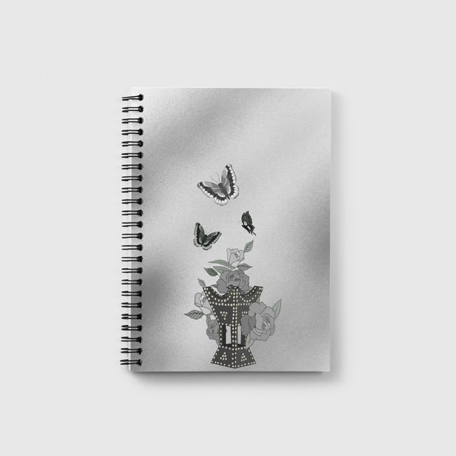 Flowers and butterflies  - Notebook