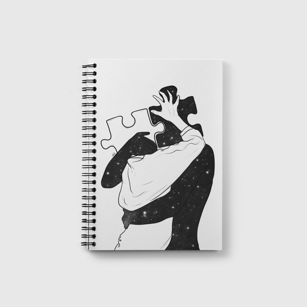 The puzzle love. Notebook